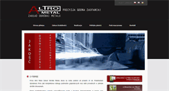 Desktop Screenshot of altro-metal.pl